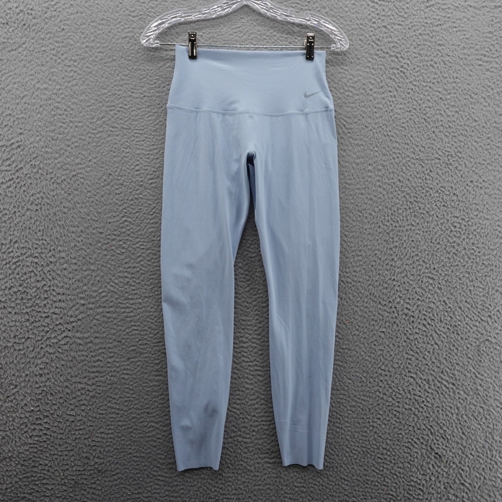 Nike Zenvy Gentle Support High Waist 7/8 Leggings Small Blue Women Active NWT